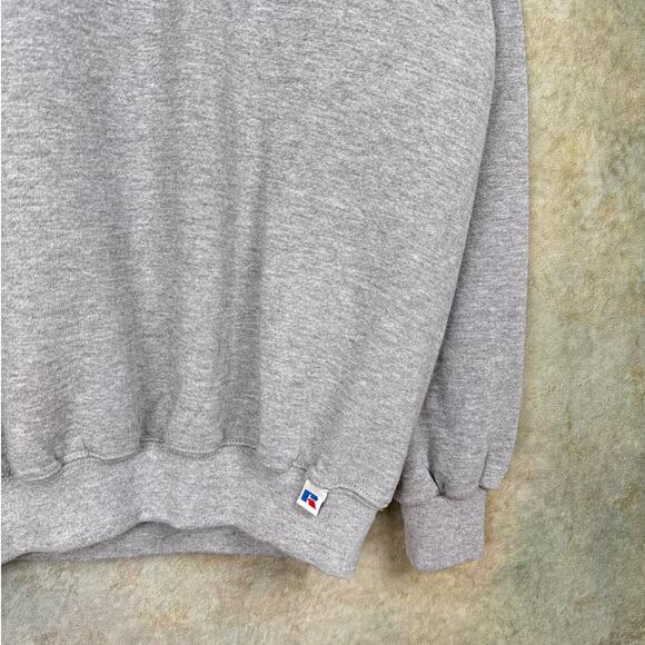 VTG Russell Athletic Crewneck Sweatshirt Mens Sz XL Gray Blank 90s Pullover - Picture 7 of 8